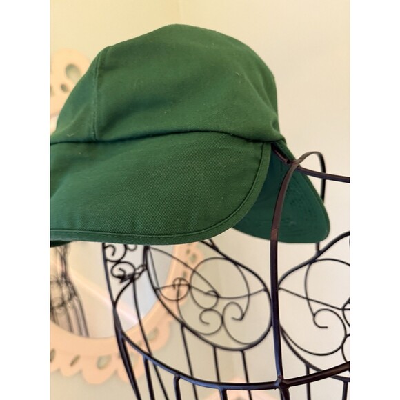 K-Brand John Deere Vtg Hat sz M L With Ear Neck Flaps Farmer Tractor - Picture 6 of 7